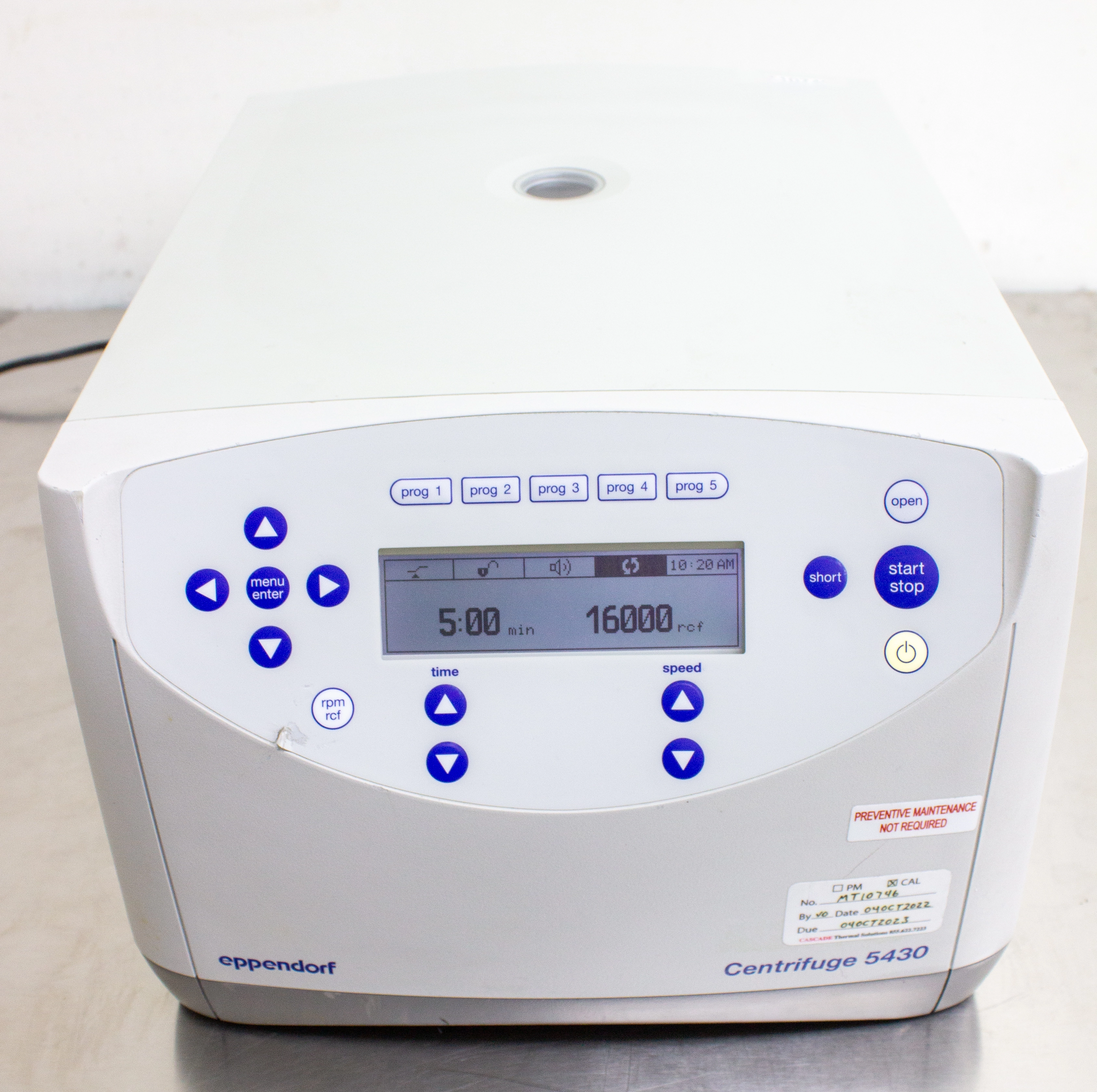 Eppendorf 5427 High Speed Benchtop Micro Centrifuge w/ FA-45-30-11 Rotor - 3373286