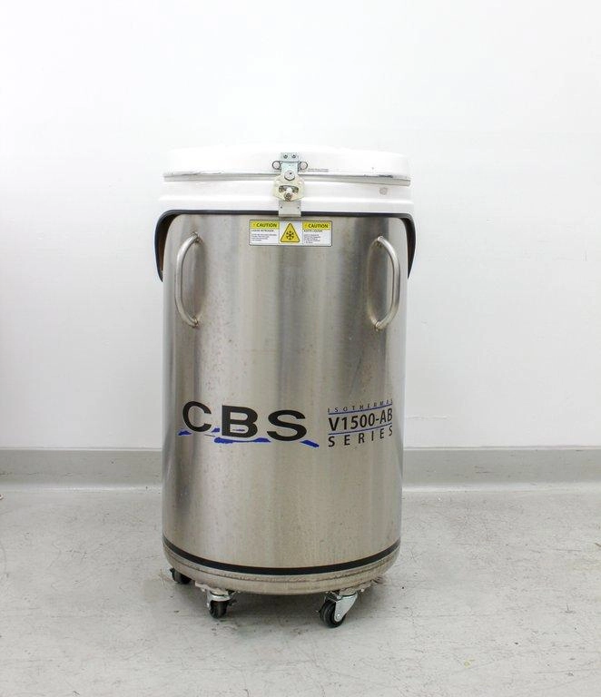 CBS Custom Biogenic Systems Isothermal V-1500AB Nitrogen Freezer with 30 Liter LN2 Capacity - 3377700