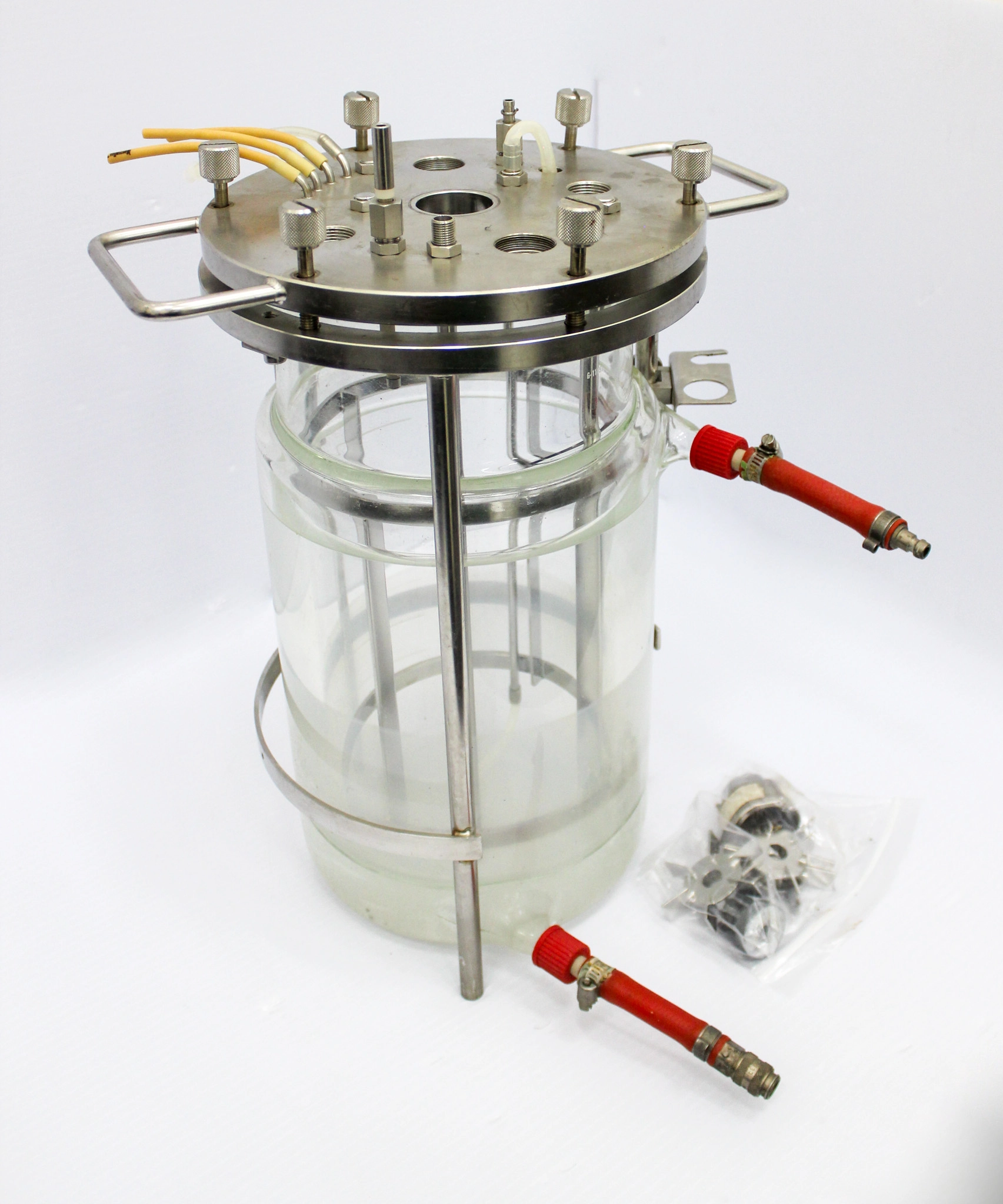 5L Glass Bioreactor for Microbial Fermentation G-11457 - 3375878