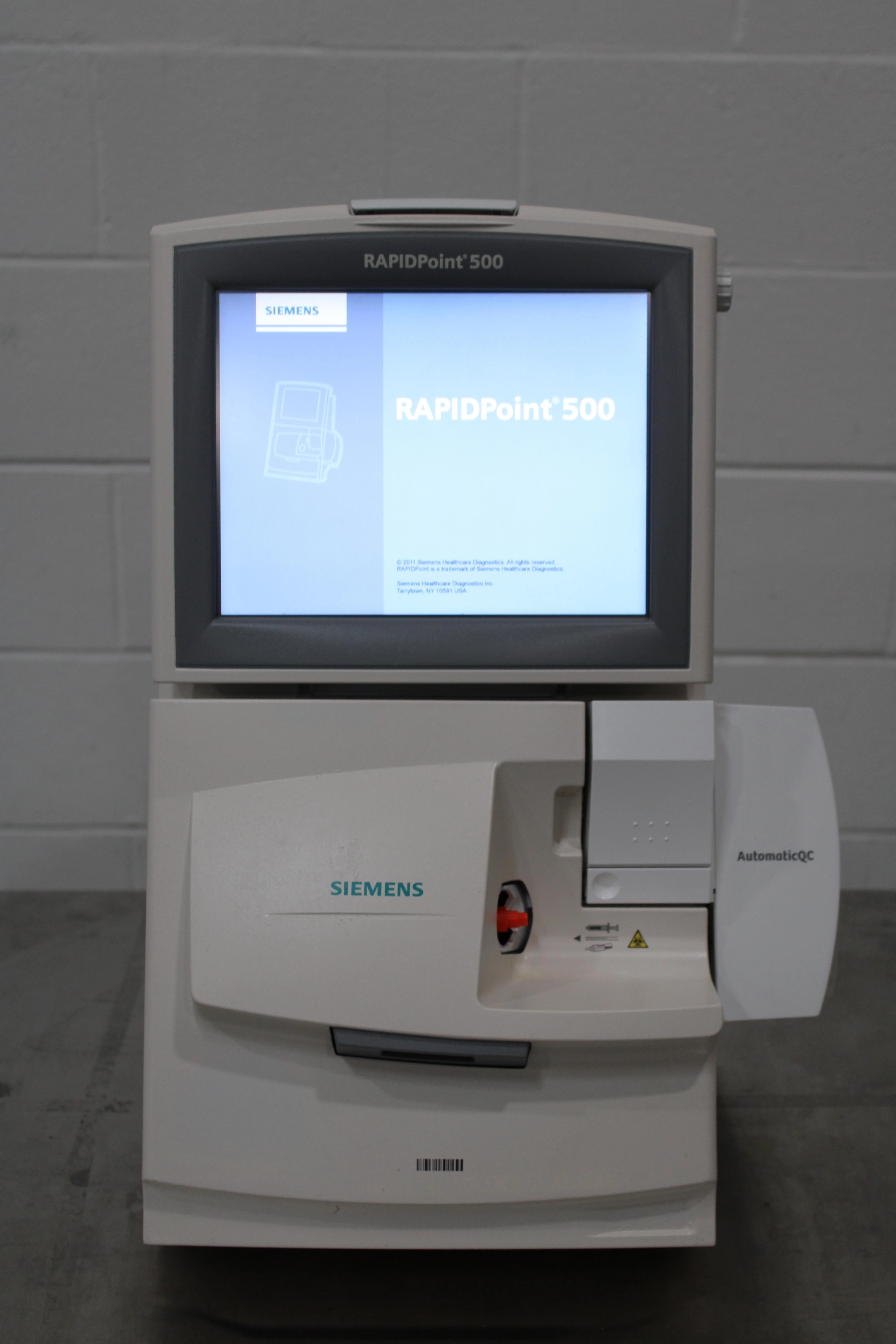 Siemens RAPIDPoint 500 Blood Gas Analyzer 1633522371 - 3379734