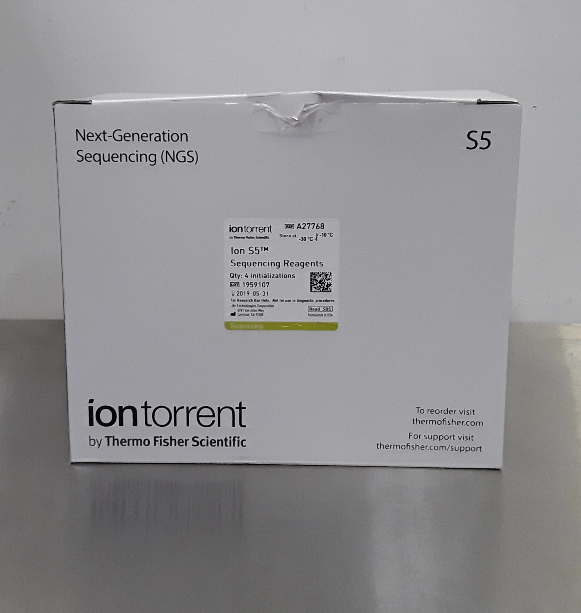 Thermo Fisher Ion Torrent A27768 DNA Sequencer Reagents - 3350012