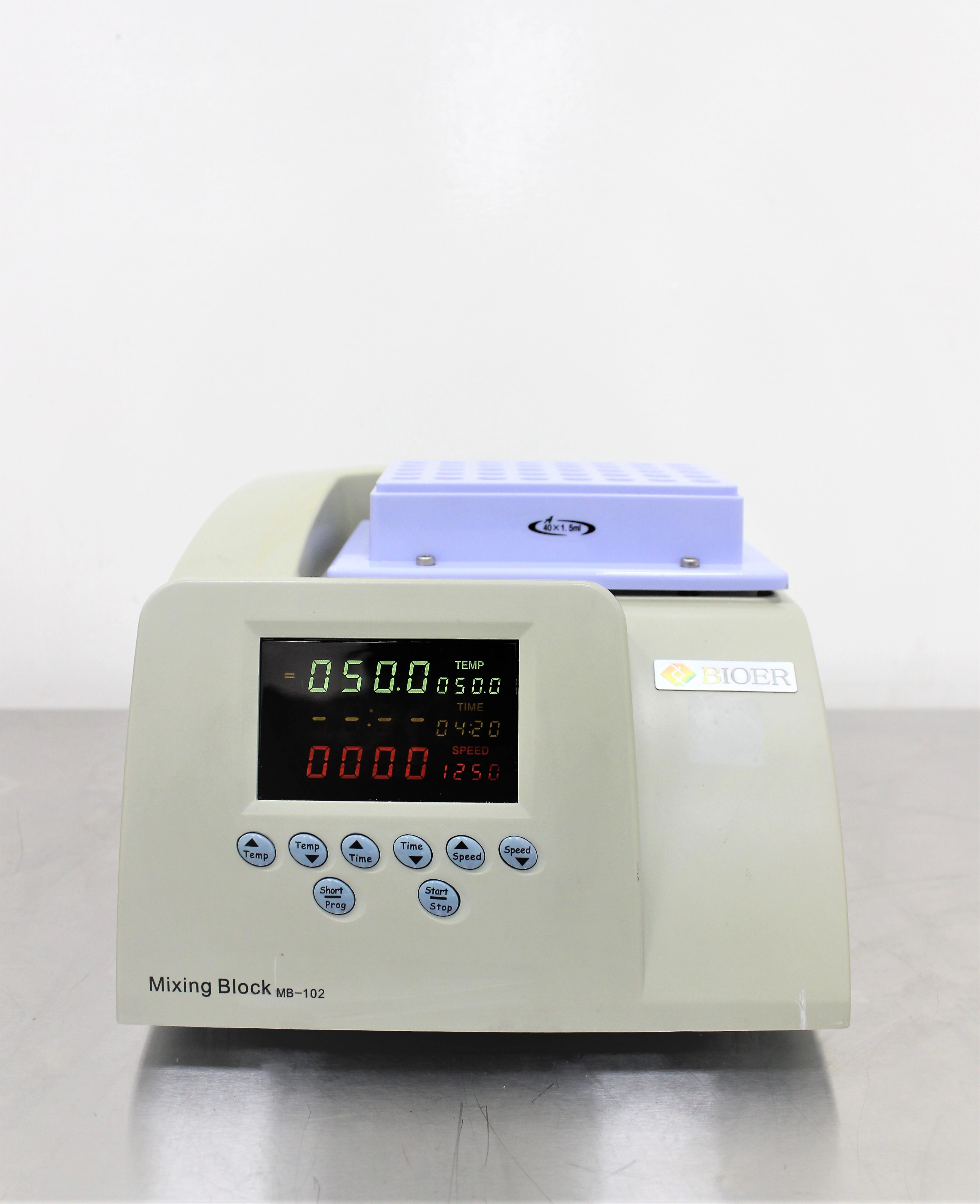 Pre-owned Bioer MB-102 Thermocell Mixing Block Vortexer / Rotator / Shaker Laboratory Equipment - 3364668