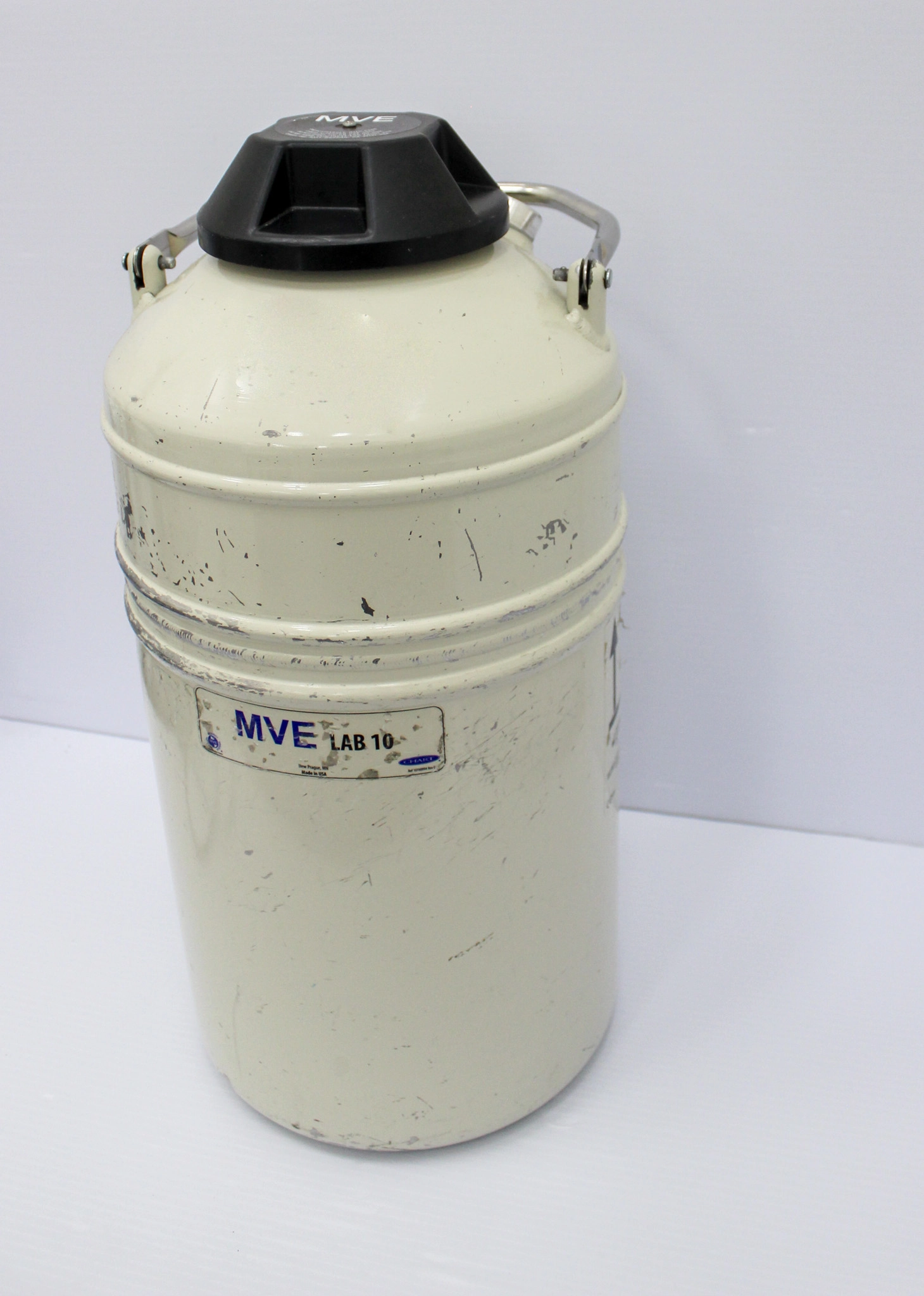 Chart Industries MVE Lab10 Cryogenic Dewar Liquid Nitrogen Storage Tank 10L - 3374576