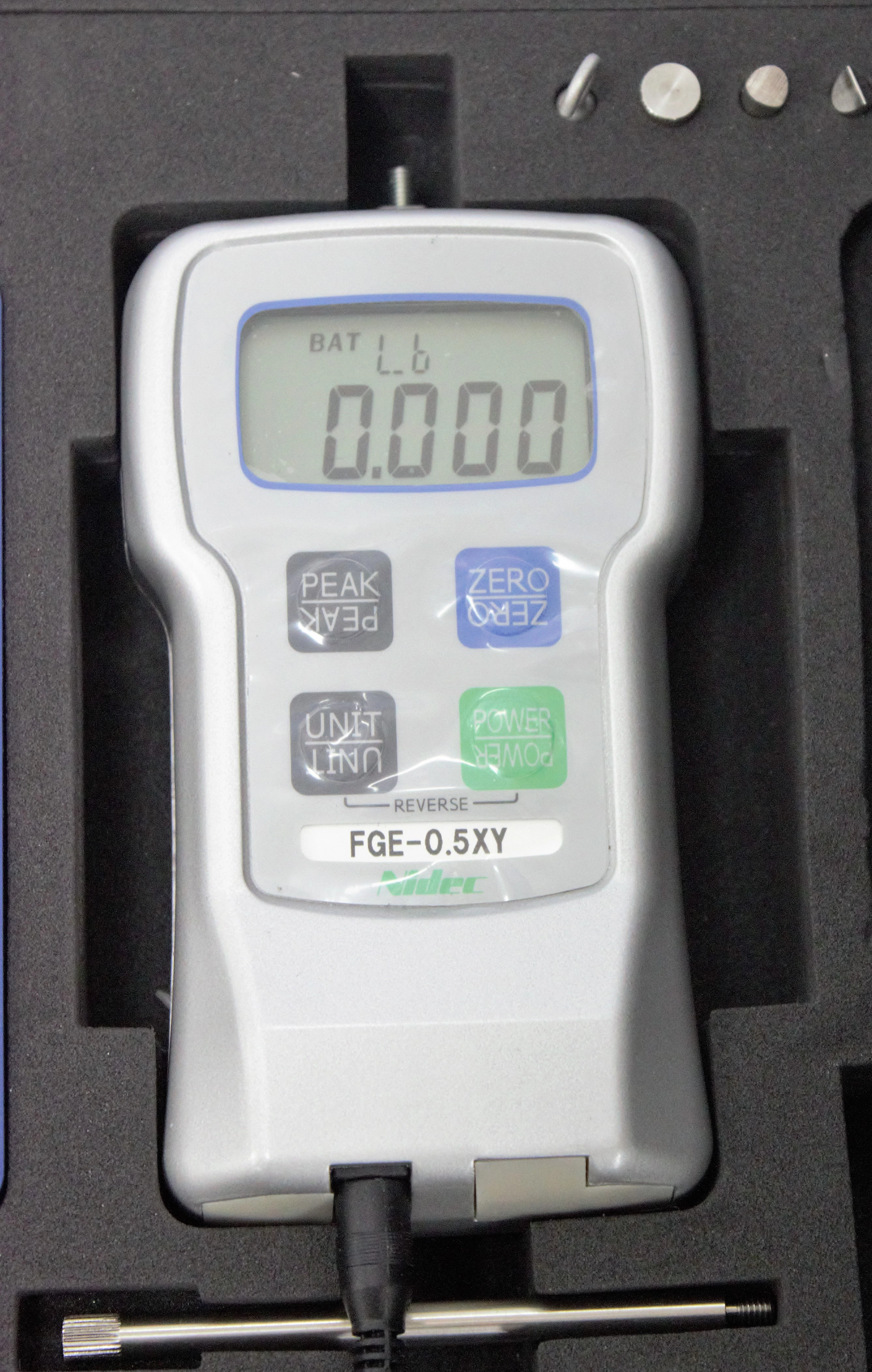 Nidec SHIMPO Digital Force Gauge FGE-0.5XY - 3368526