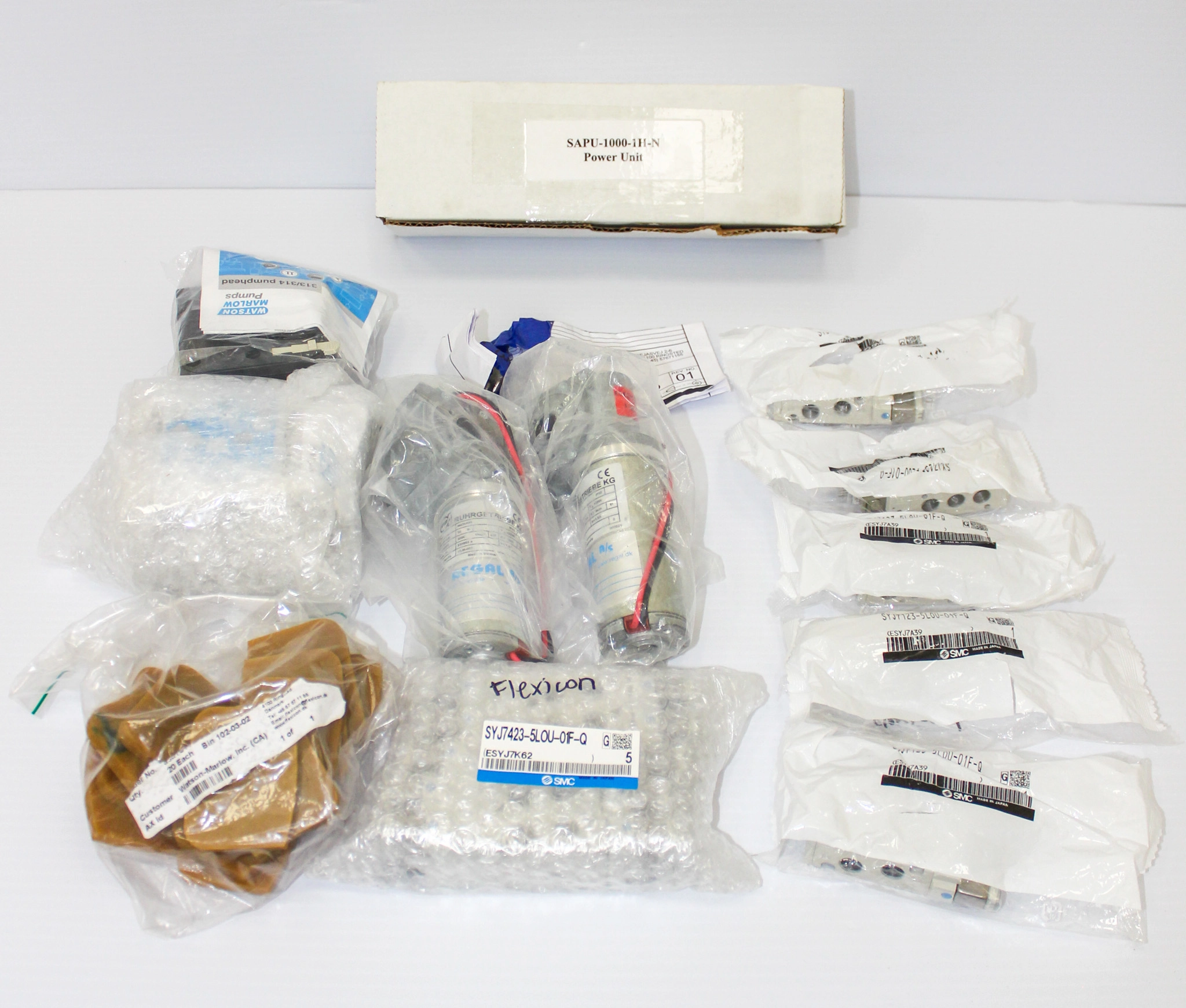 Branson Emerson Misc. Accessories and Parts Kit with Watson-Marlow Peristaltic Pump 4 Roller Pumphead 314D - 3376121