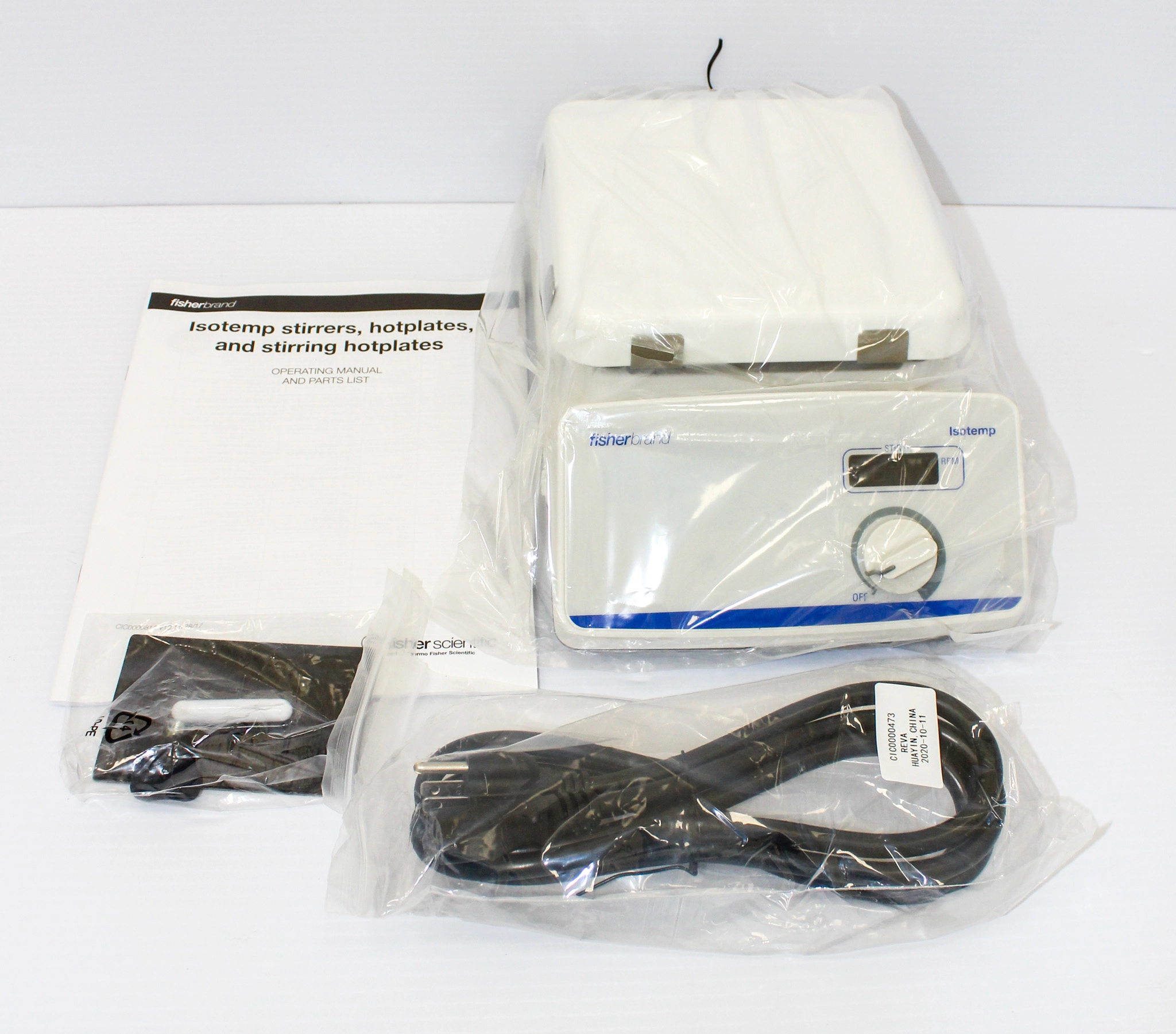 Fisherbrand Isotemp 7'' Stirrer - New, Open Box, Ready to Use, All Accessories Included - 3361836