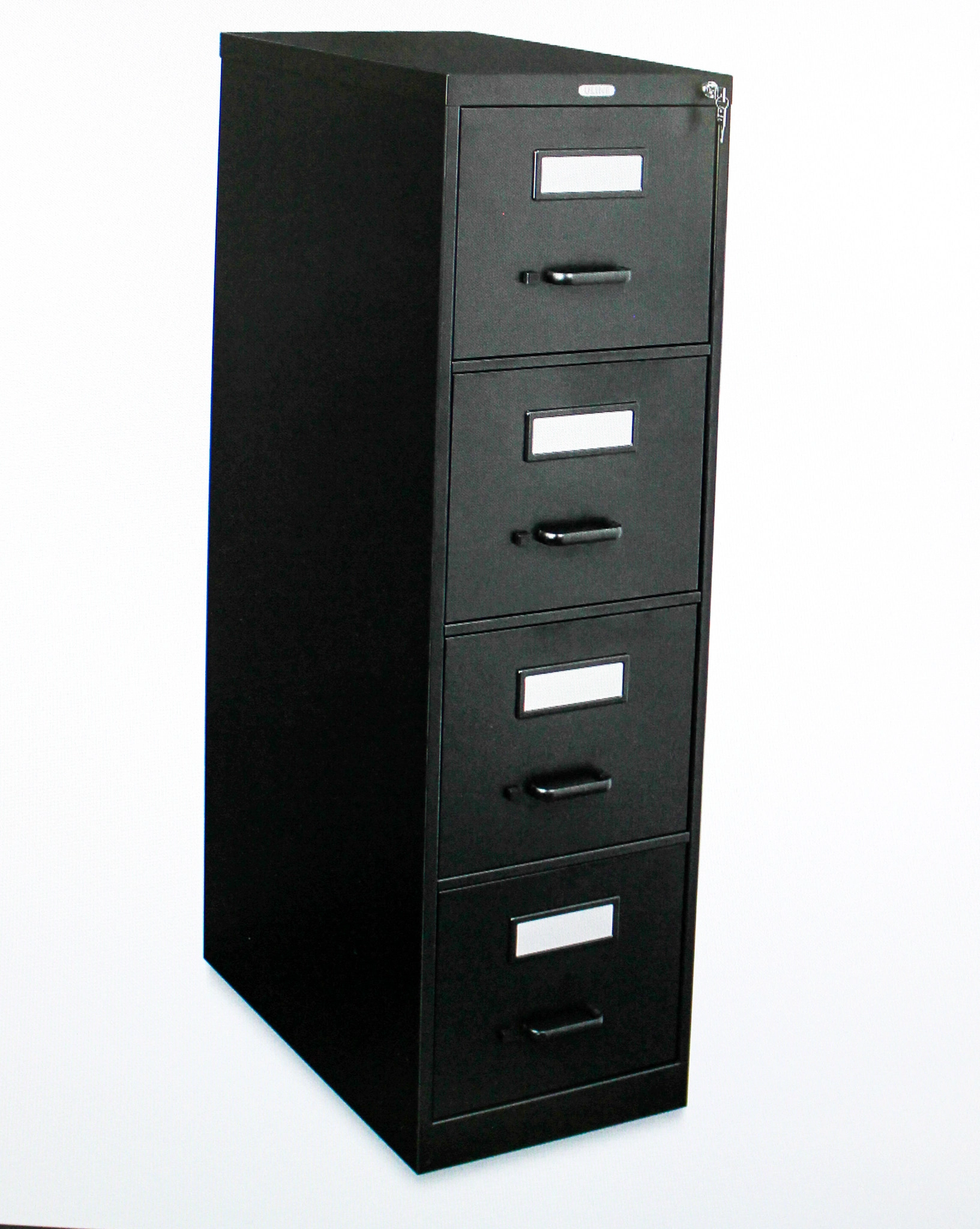 ULINE Vertical File Cabinet with 4 drawer-Black model: H-1915BL - 3376414