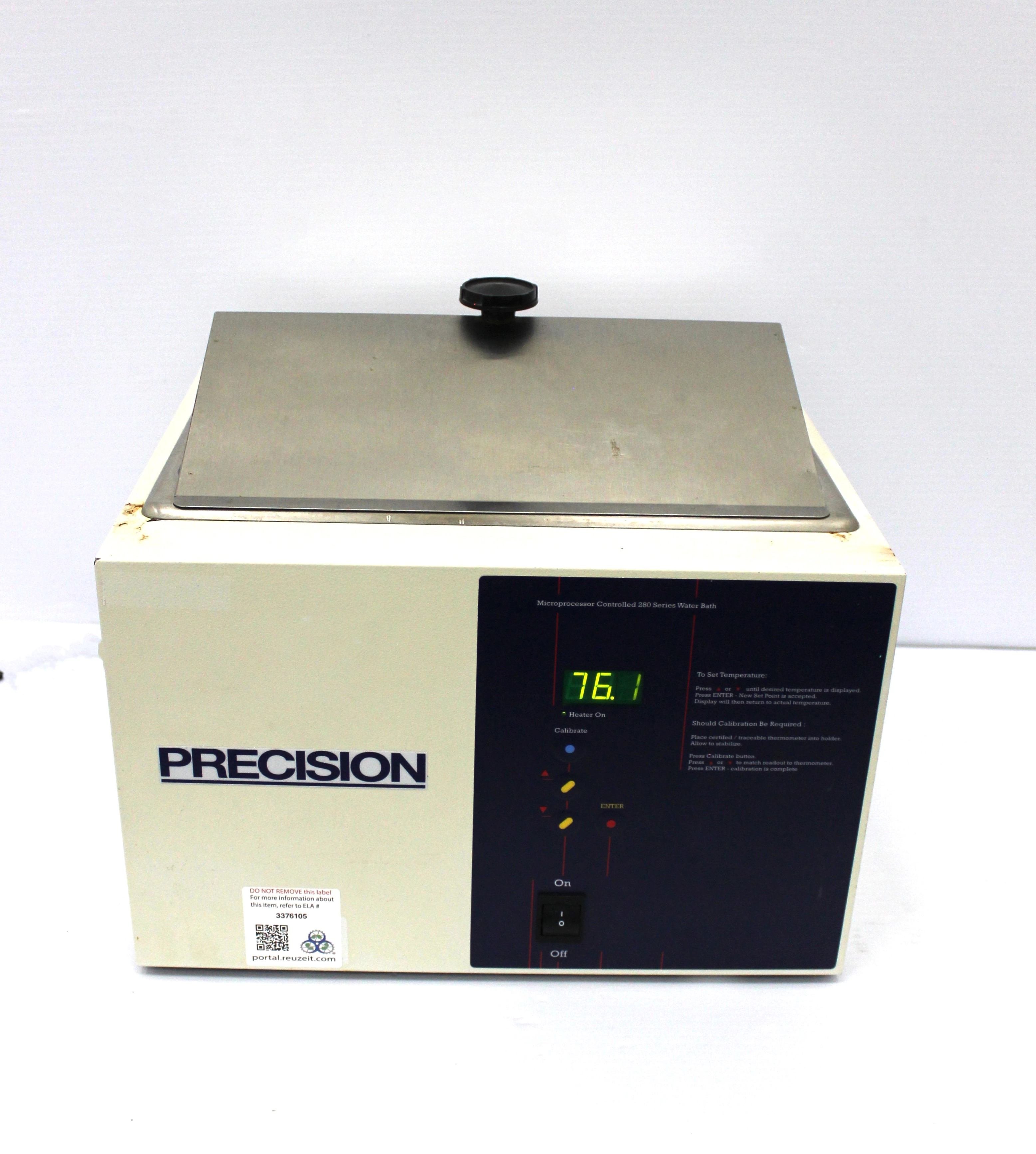 Precision Microprocessor Controlled 280 Series Water Bath - 3376105