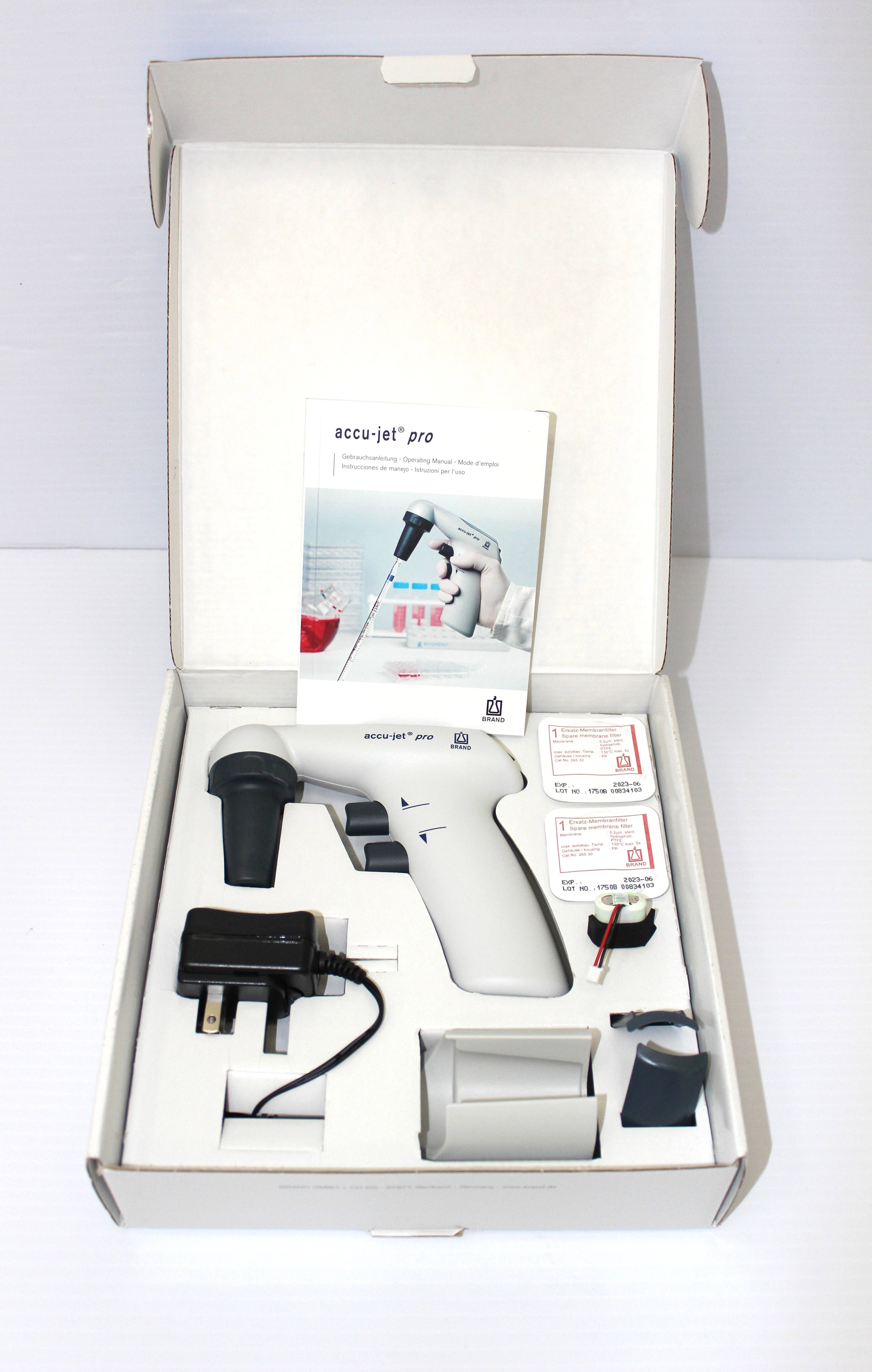 BRAND accu-jet pro pipette controller Kit BrandTech -26330 - 2059440277