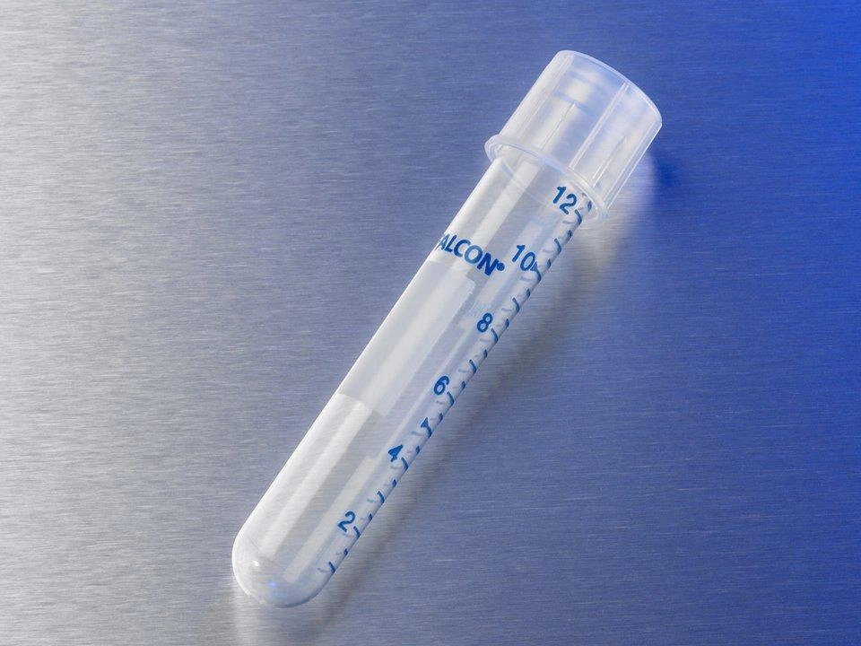 Falcon 376814/35209 14 mL Round-Bottom Test Tube, 250mL Conical Centrifuge Tube - 500/Case - 3377450