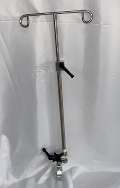 Mid Central Medical Uni-Pole Clamping IV Pole MCM216 Very Good Condition - 2004723070