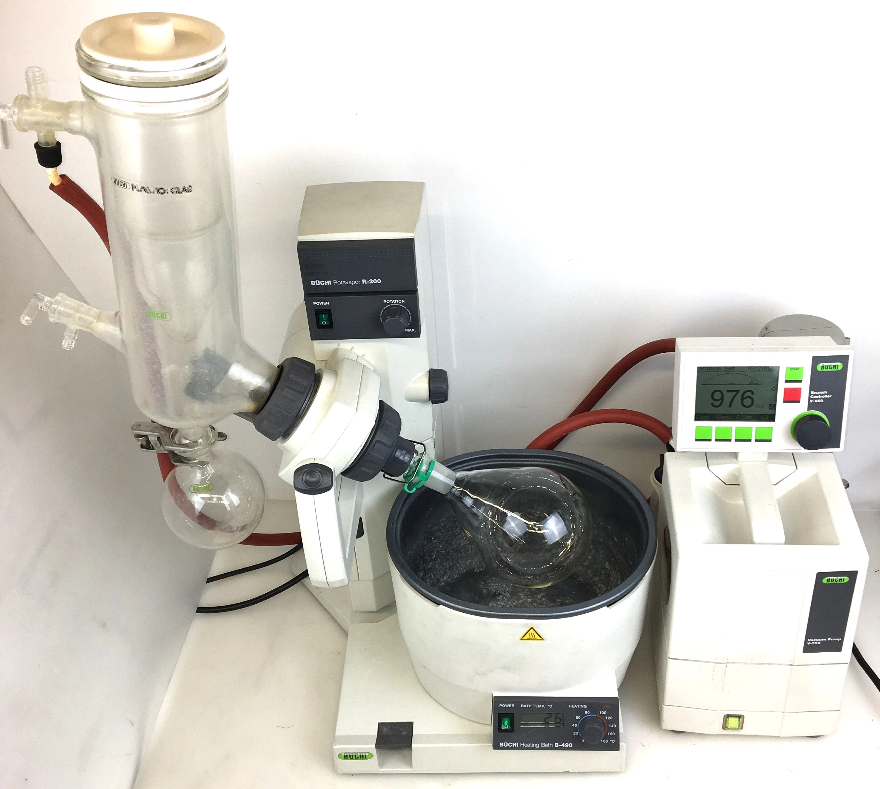 Buchi Rotavapor R-200 Rotary Evaporator with B-490 Bath - COMPLETE