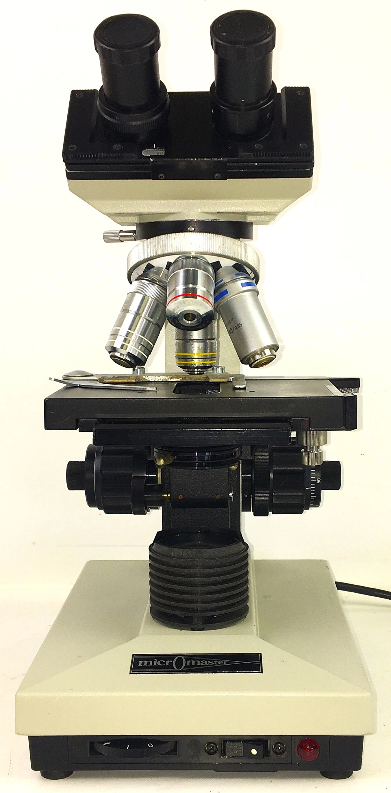 Fisher MicroMaster CK Binocular Compound Microscope (100X to 1000X)