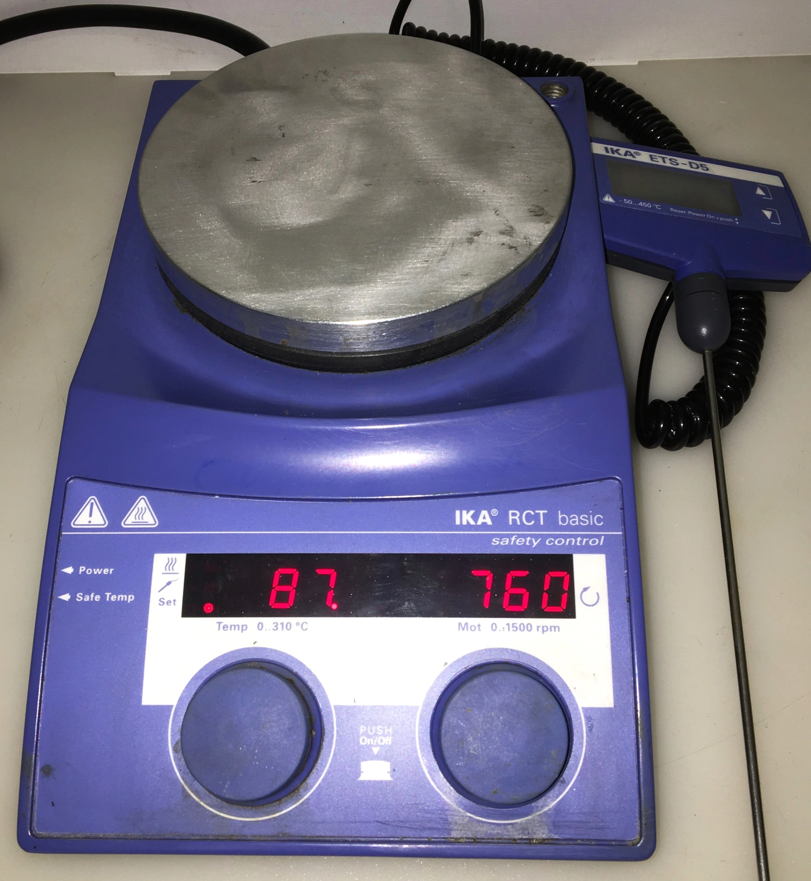 IKA RCT Basic S1 Stirring Hot Plate with ETS-D5 Sensor