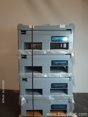 Lot Of 4 Meissner FlexStation FSB1000TD Single Use Bag Holders - Pallet Tanks
