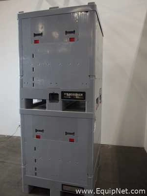 Lot of Two Meissner FSB1000TD Single Use Mixer - Pallet Tank