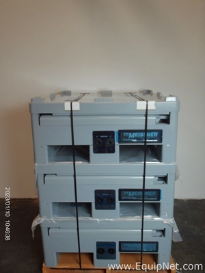 Lot Of 3 Meissner FSB1000TD FlexStation Single Use Bag Holders - Pallet Tanks