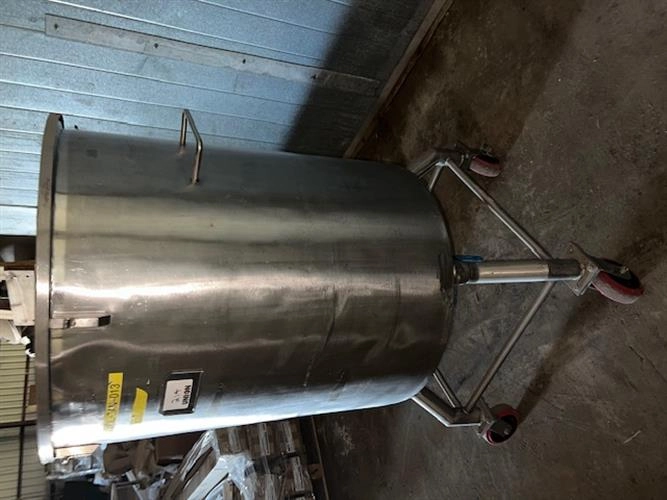 30"diameter x 36" deep stainless steel tank