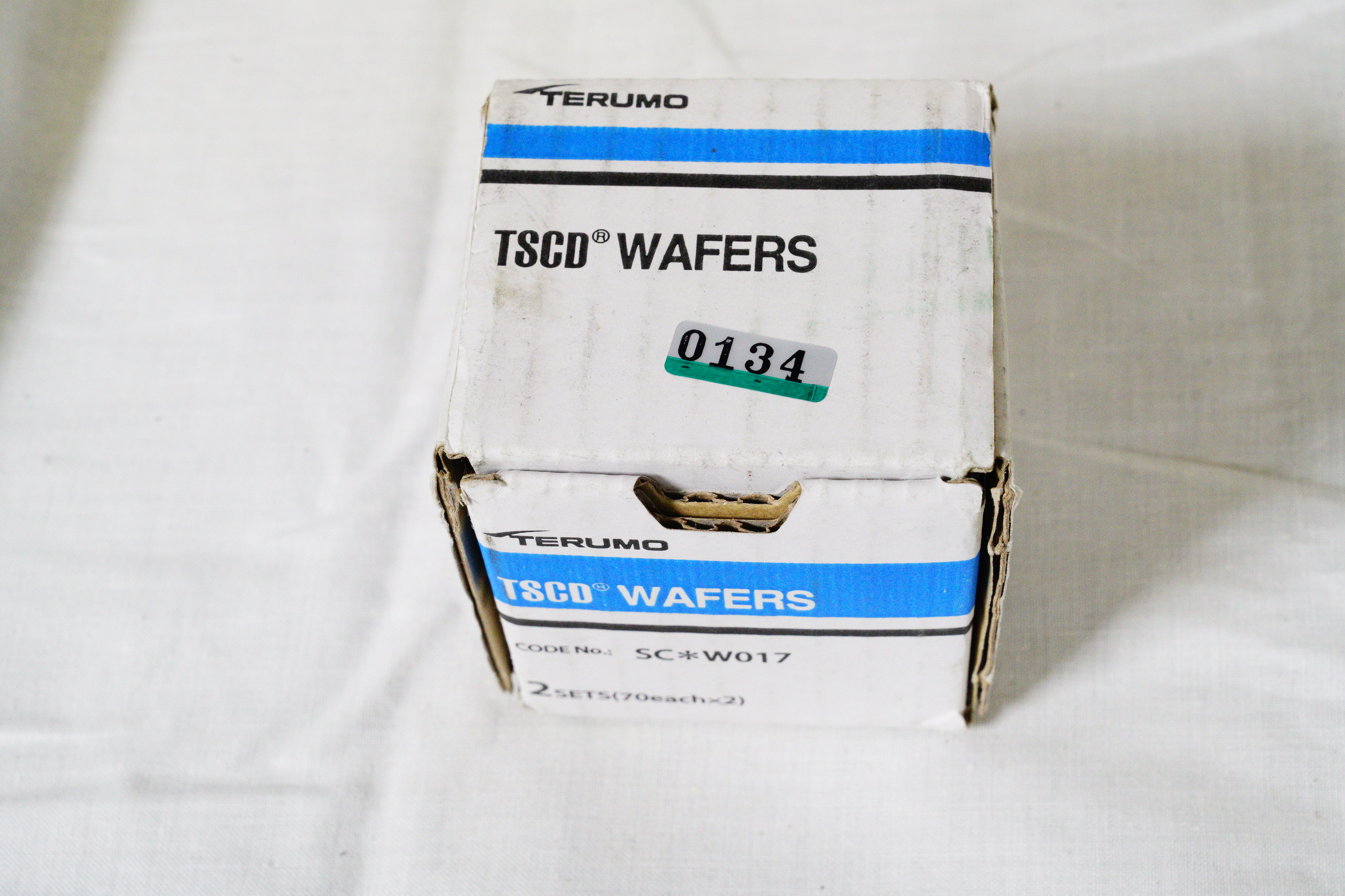 Terumo SC*W017 TSCD Wafers, 1 Box with 2 Cartridges (70 Wafers Each x 2)