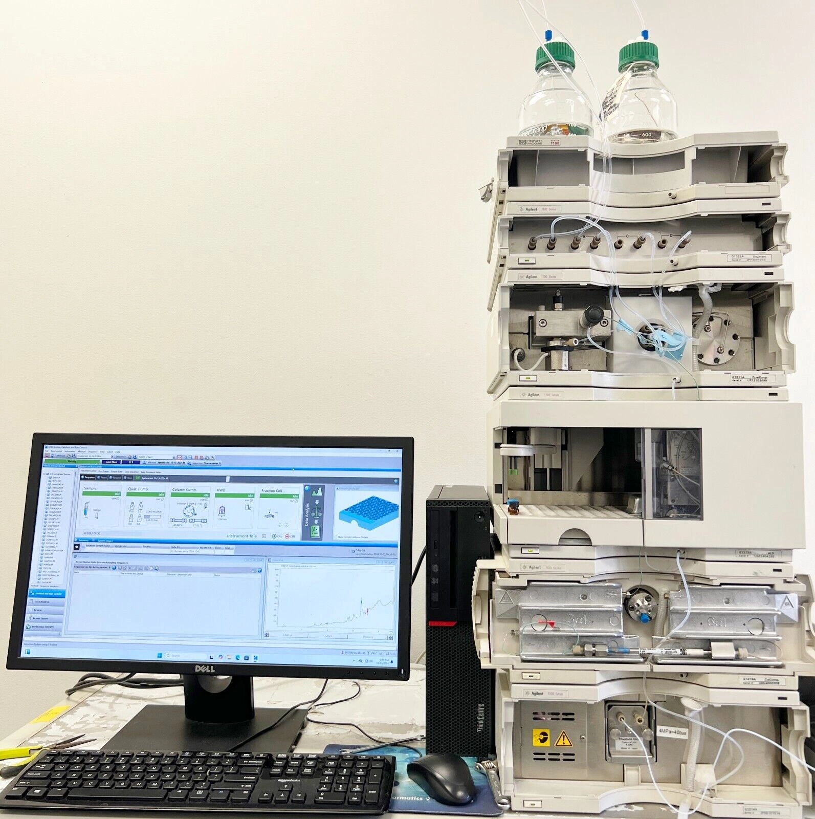 Agilent 1100 with G1314A UV/G1364C Analyt-FC with 