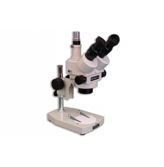 Meiji EMZ-5TR Stereo Microscope with Trinocular Port on Pole Stand