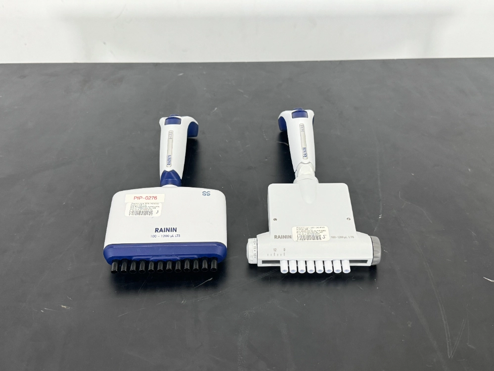 Rainin E4 XLS Electronic Multichannel Pipettes - Quantity 2