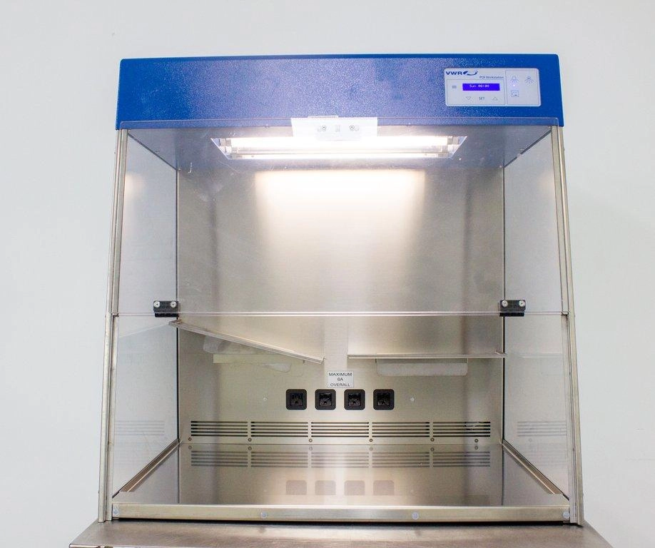 VWR® PCR Workstation 10783-132, UV Decontamination, Large Working Area, Electromagnetic Safety Mechanism - 3374865