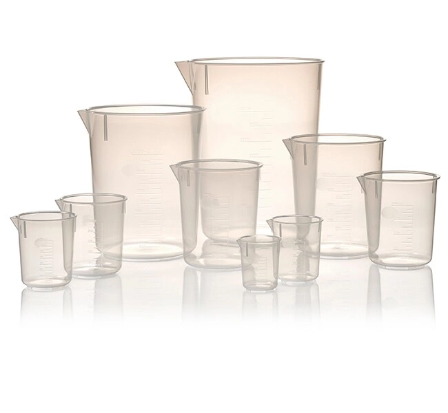 Nalgene Economy Polypropylene Griffin Low-Form Plastic Beakers