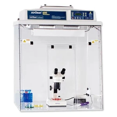 Airclean Systems 48" Updraft Microscope Enclosure With Airsafe Automatic Safety Controller AC648TMIC