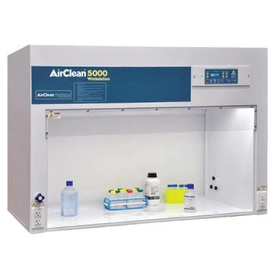 Airclean Systems 48" Polypropylene Class 100 Horizontal Laminar Flow Clean Bench 110V AC4000HLF