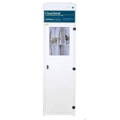 Airclean Systems Tee Probe Storage Cabinet, 6 Compartment--Polypropylene Construction 110V ACTE06