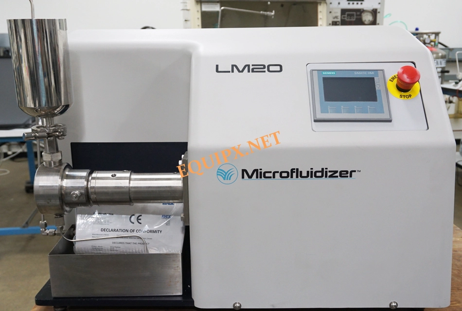 Microfluidics LM20 high shear microfluidizer (2018) (5018)