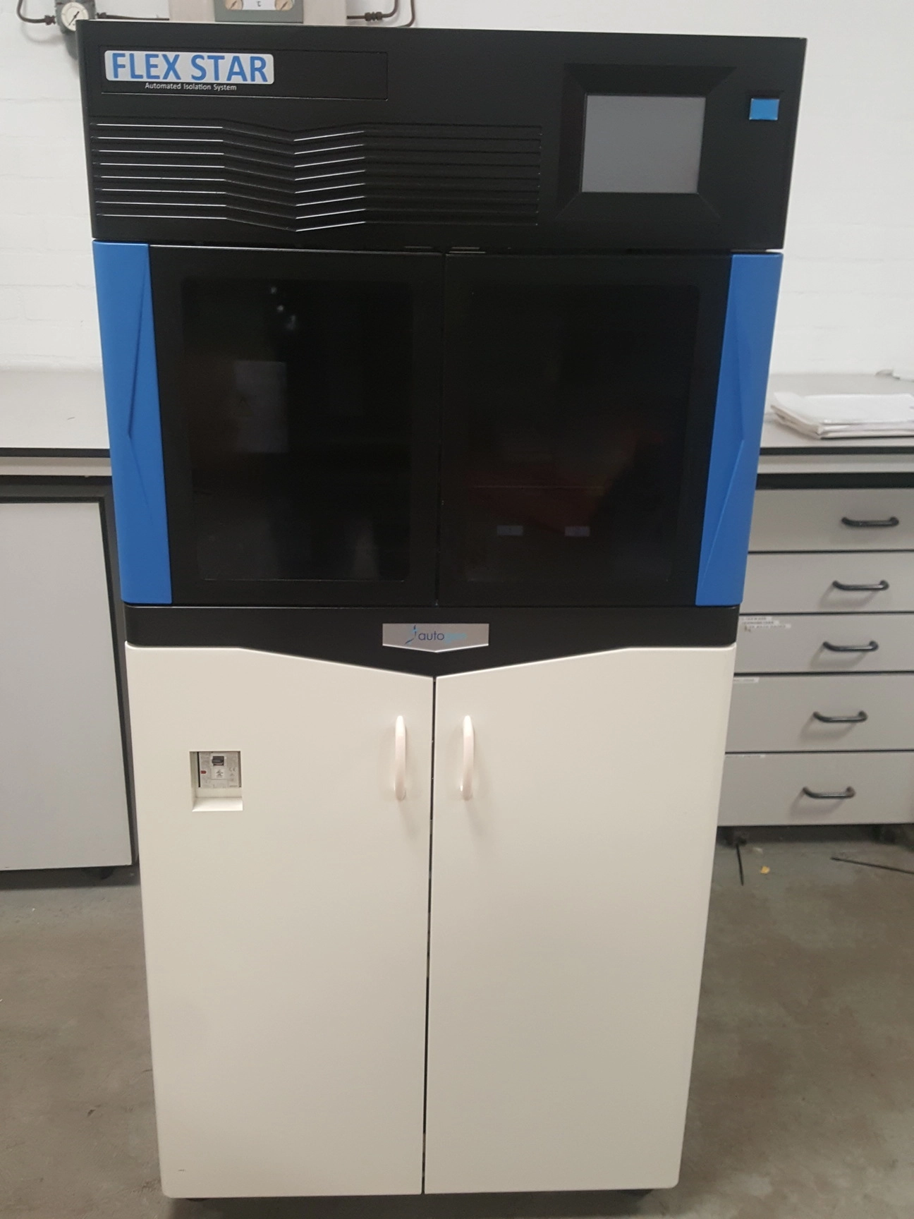 Kurabo FlexStar Automated DNA Isolation System Lab. Bought for &pound;90k in 2015.