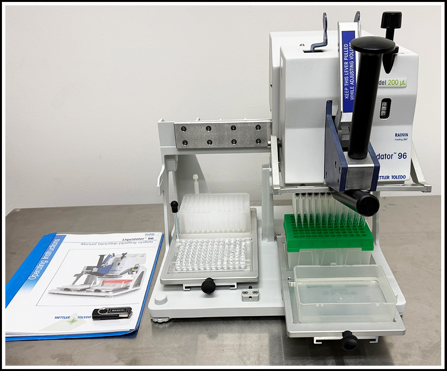 Rainin Liquidator 96 LIQ-96-200 Manual Pipetting System w WARRANTY