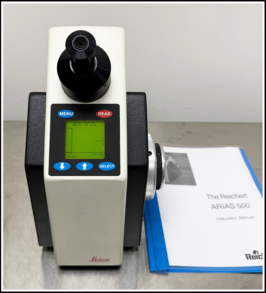 Reichert Leica Refractometer Arias 500 Mark III w WARRANTY