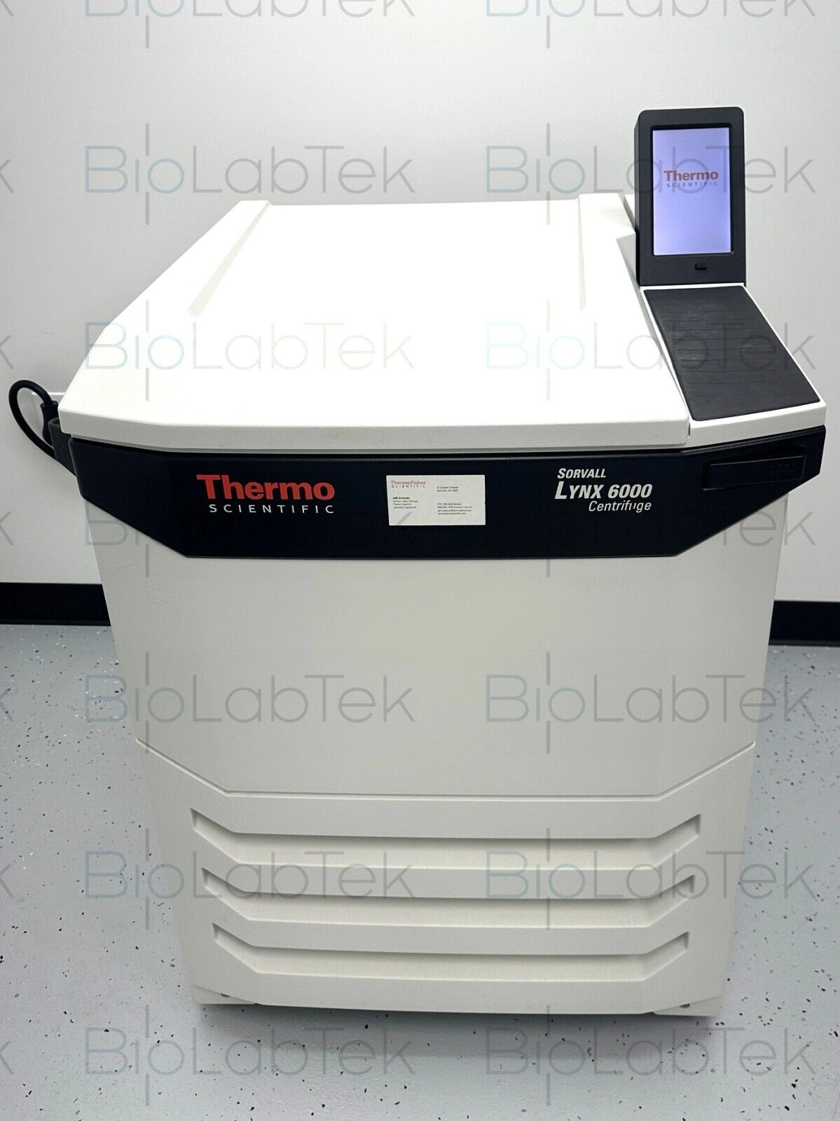 Thermo Sorvall Lynx 6000 SuperSpeed Centrifuge wit