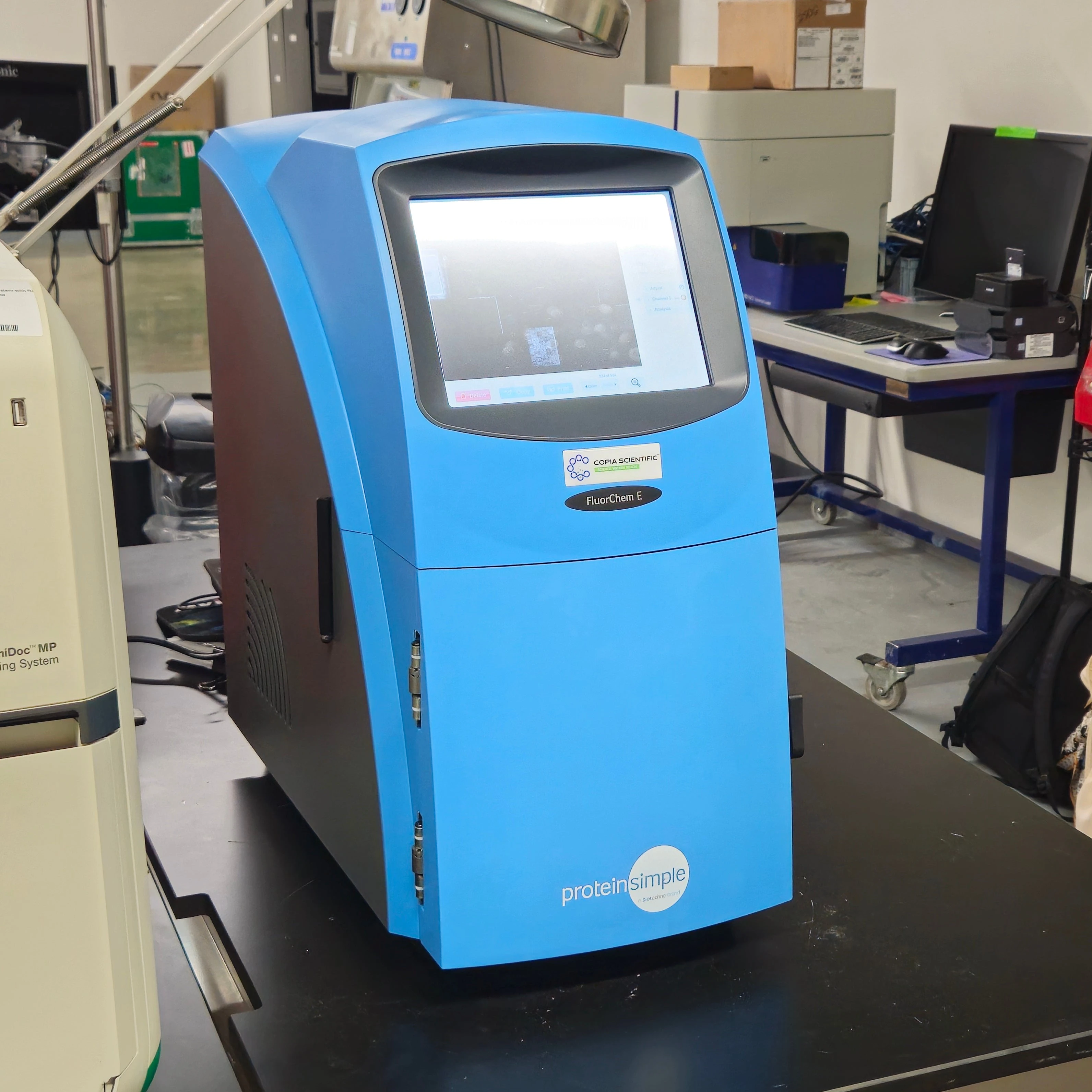 Protein Simple FluorChem E Imager.