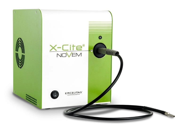 Excelitas X-Cite NOVEM with LaserLED 9 Channel LaserLED Hybrid Fluorescence Illuminator  Microscope Illuminator