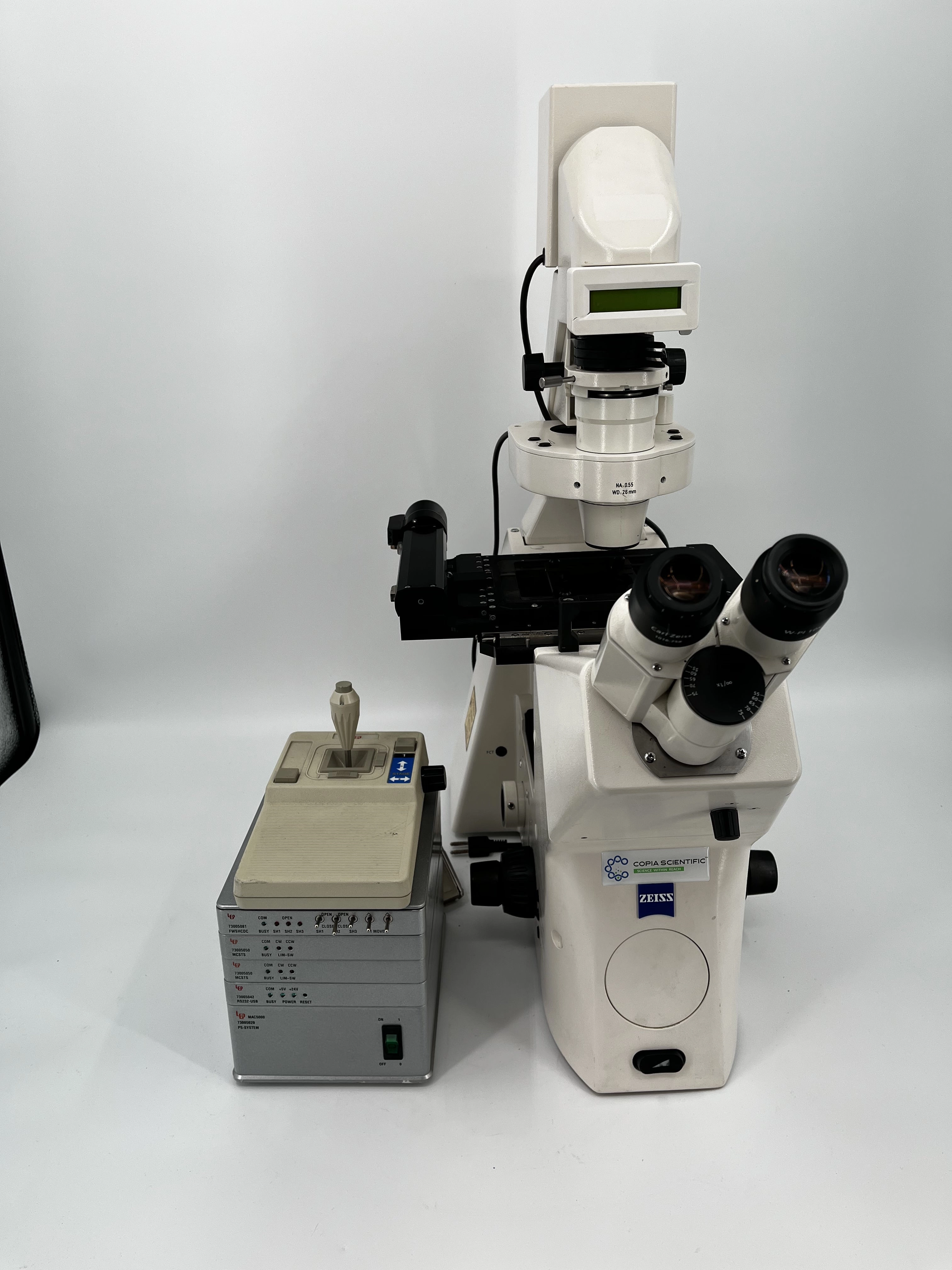 Zeiss Axiovert 200M Inverted Phase Contrast Fluorescence Motorized Trinocular  Microscope