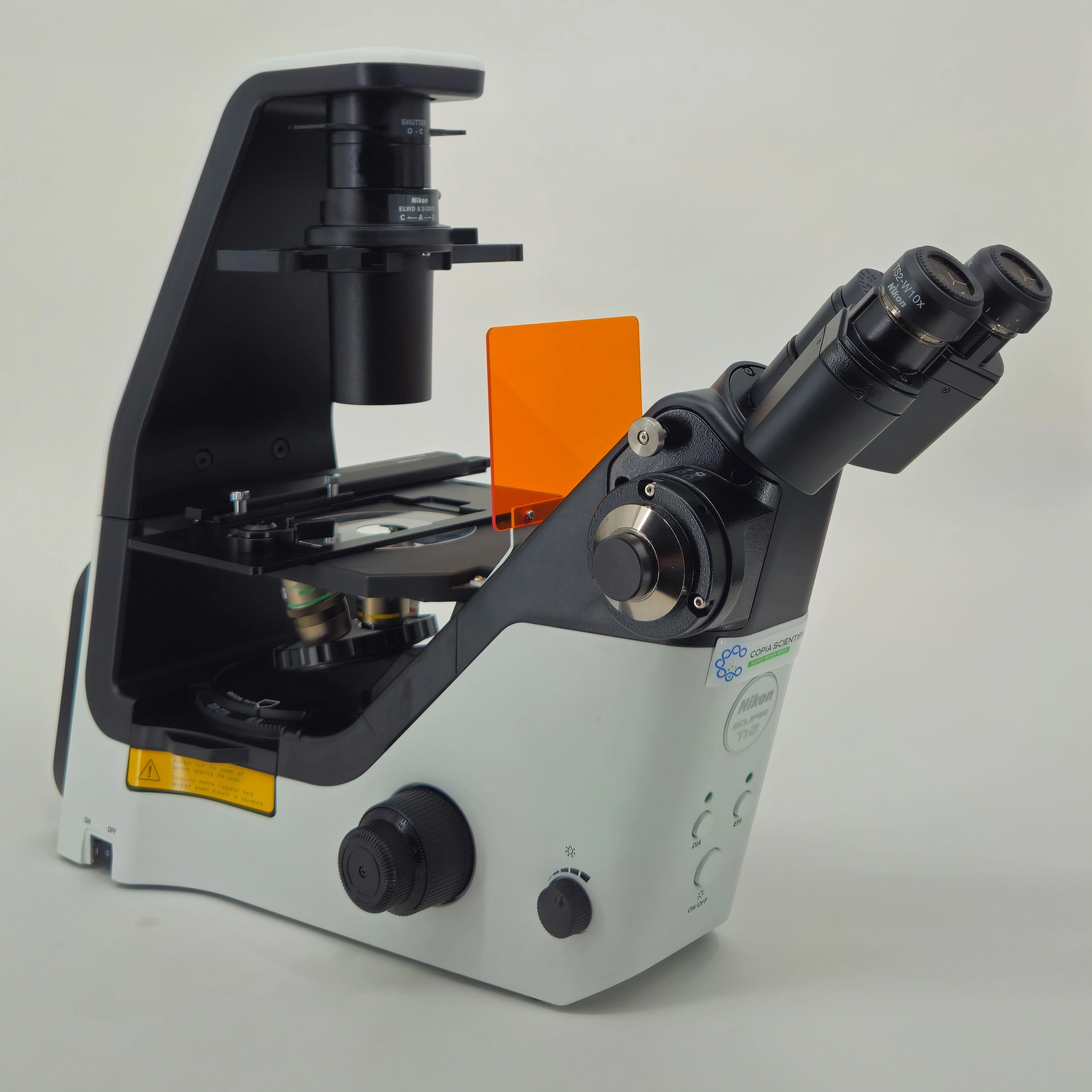 Nikon Eclipse TS2FL Inverted Phase Contrast Fluorescence Tissue Culture Trinocular  Microscope