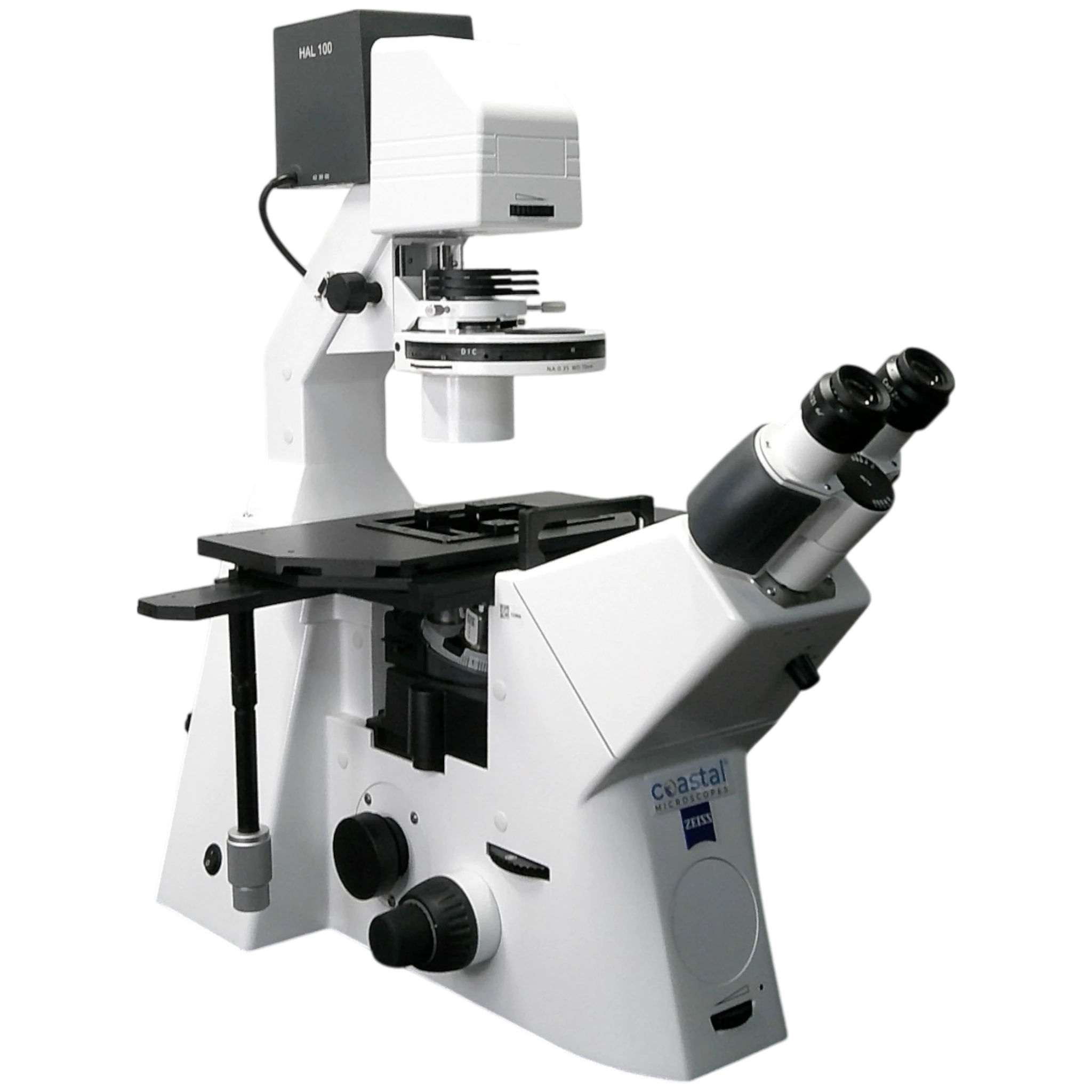 Zeiss Axio Observer 3 Inverted Phase Contrast Fluorescence Trinocular Microscope.