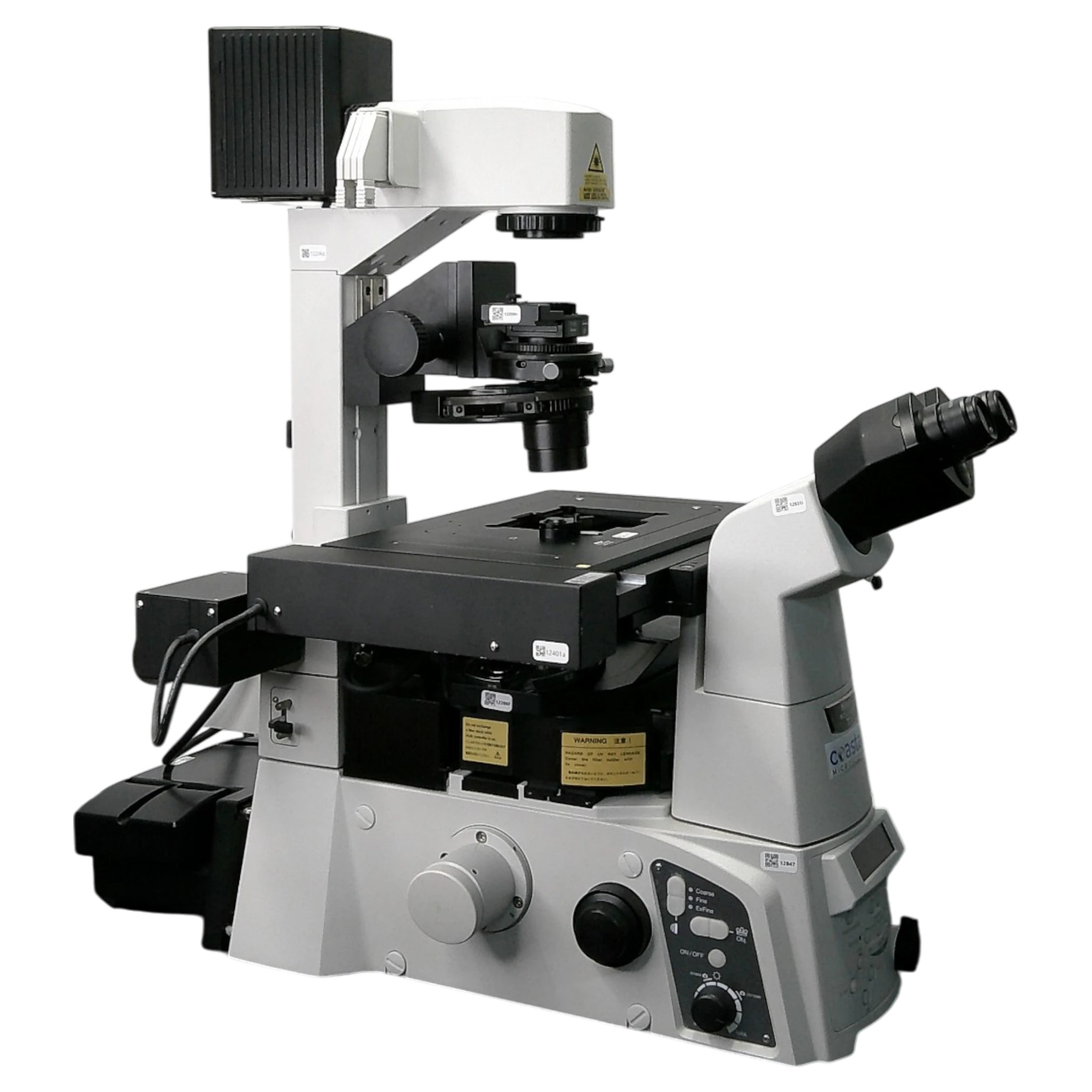 Nikon<br /> Eclipse Ti-E Inverted Phase Contrast Fluorescence Motorized Trinocular w/ Perfect Focus Microscope.
