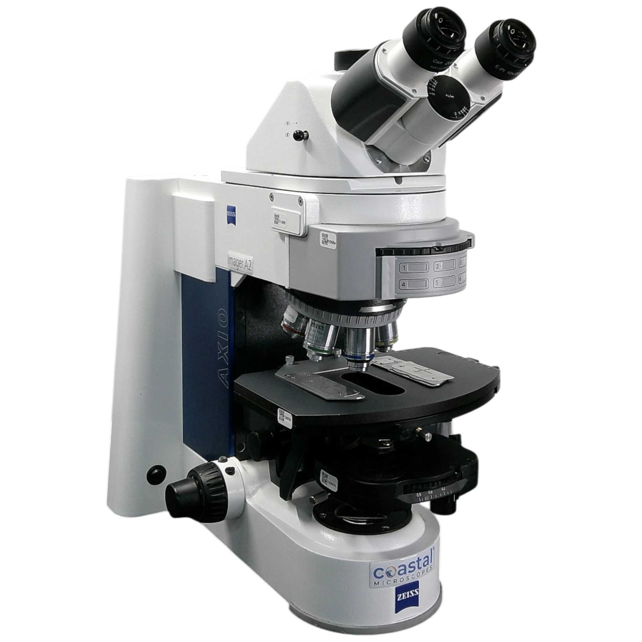 Zeiss Axio Imager A2 Upright Fluorescence Binocular<br /> Microscope.