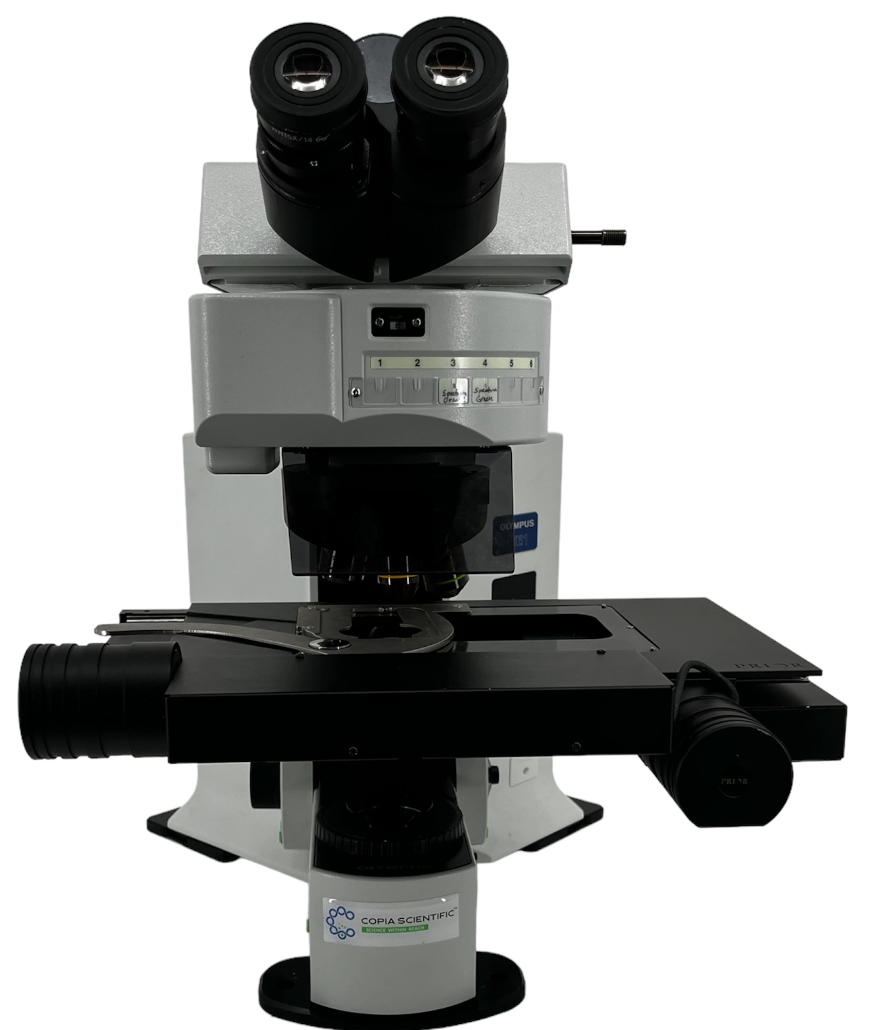 Olympus BX61 Upright Fluorescence  Motorized Trinocular with Motorized Stage Microscope