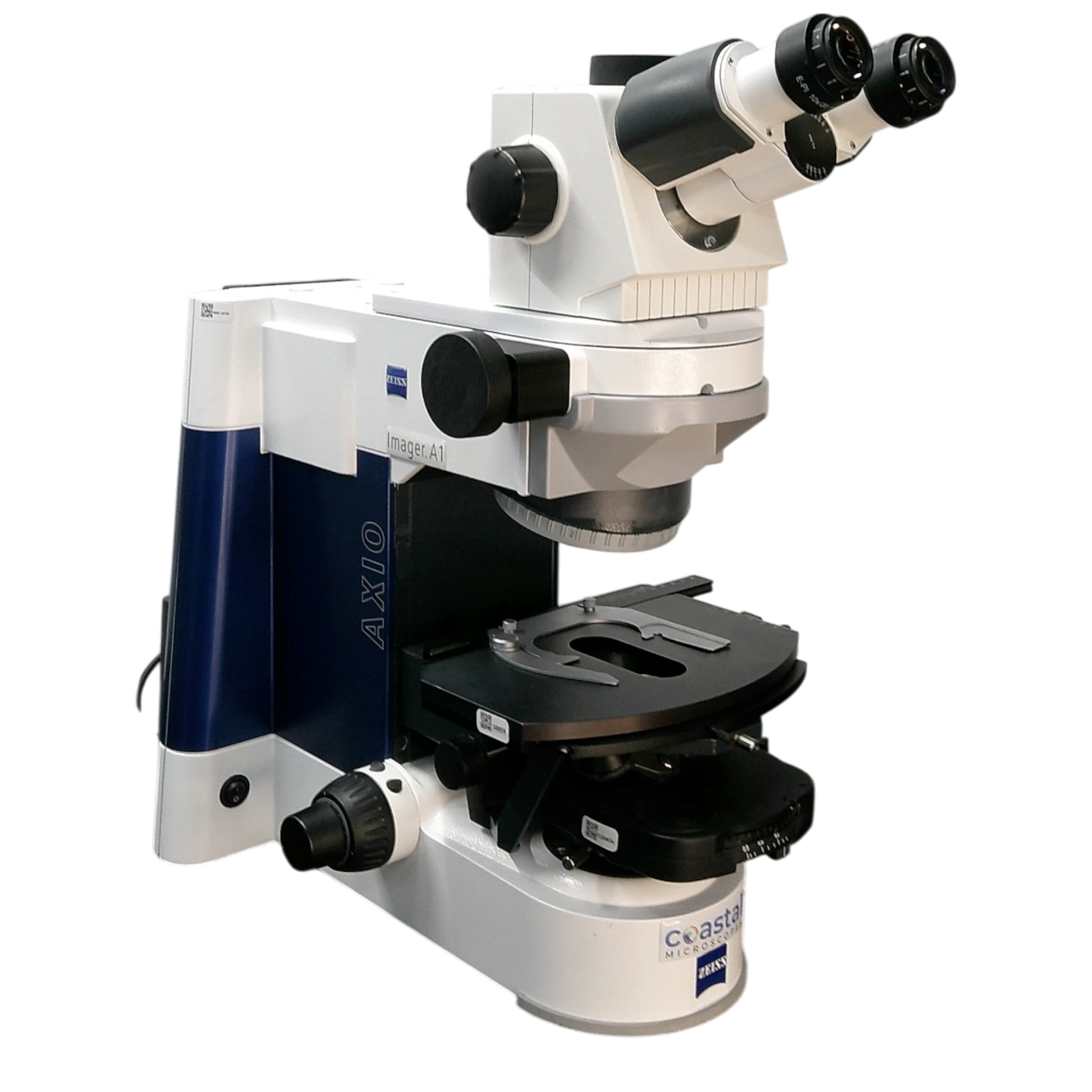 Zeiss Axio Imager A1 Upright Fluorescence Trinocular Microscope.