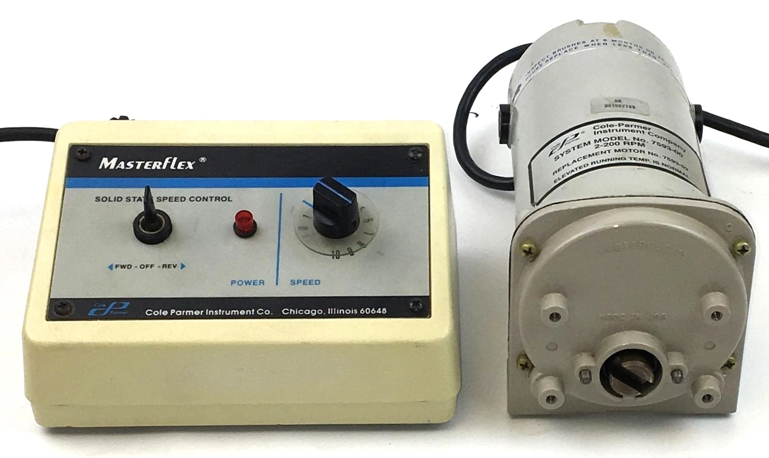 Cole-Parmer Masterflex 7593-00 Peristaltic Pump with Speed Controller