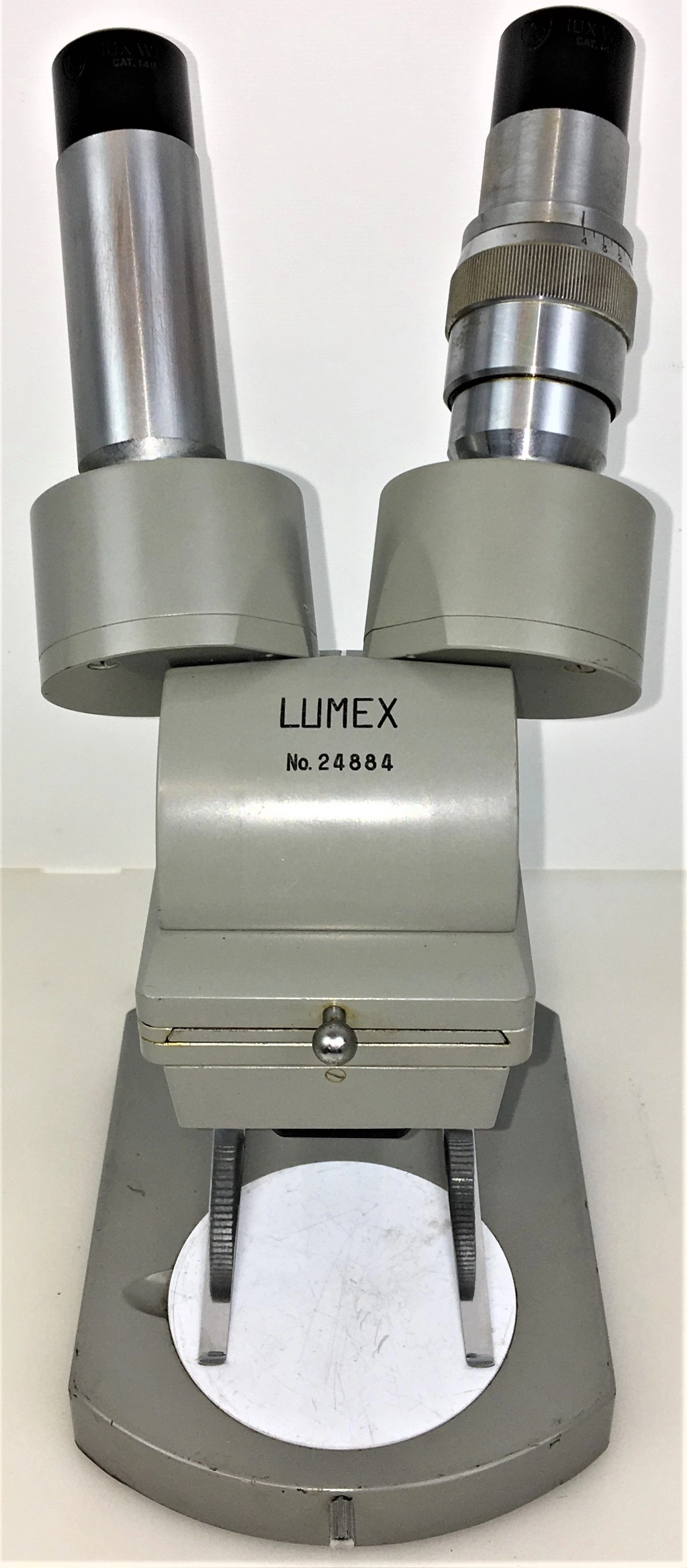 Precision Optics Lumex Stereo Microscope with Wooden Case