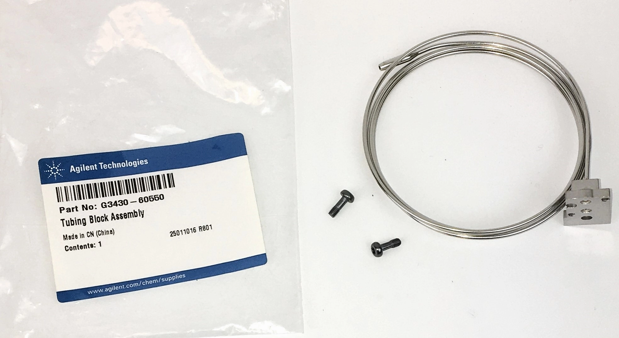 Agilent G3430-60550 Pneumatic Tubing with Block Connector