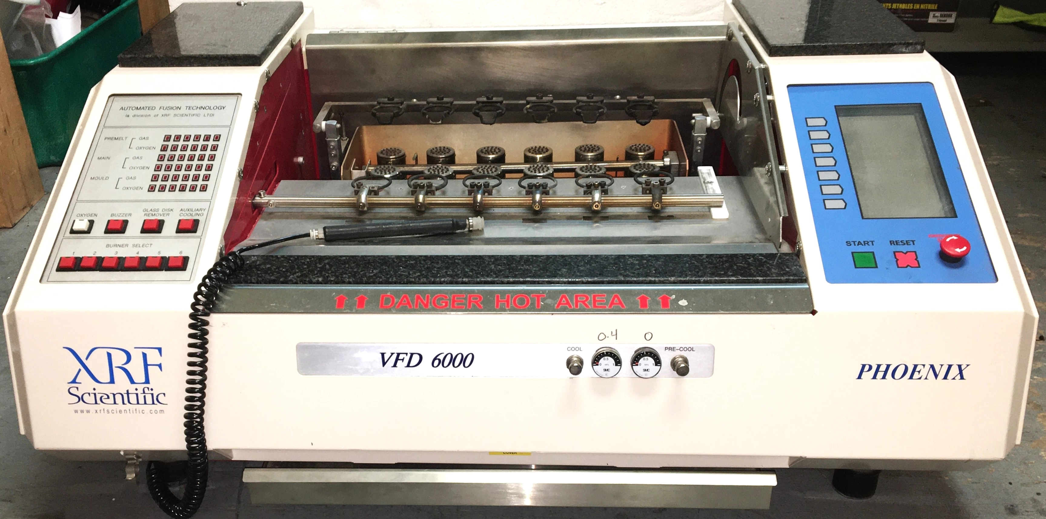 XRF Phoenix VFD-6000 Gas Fusion Machine