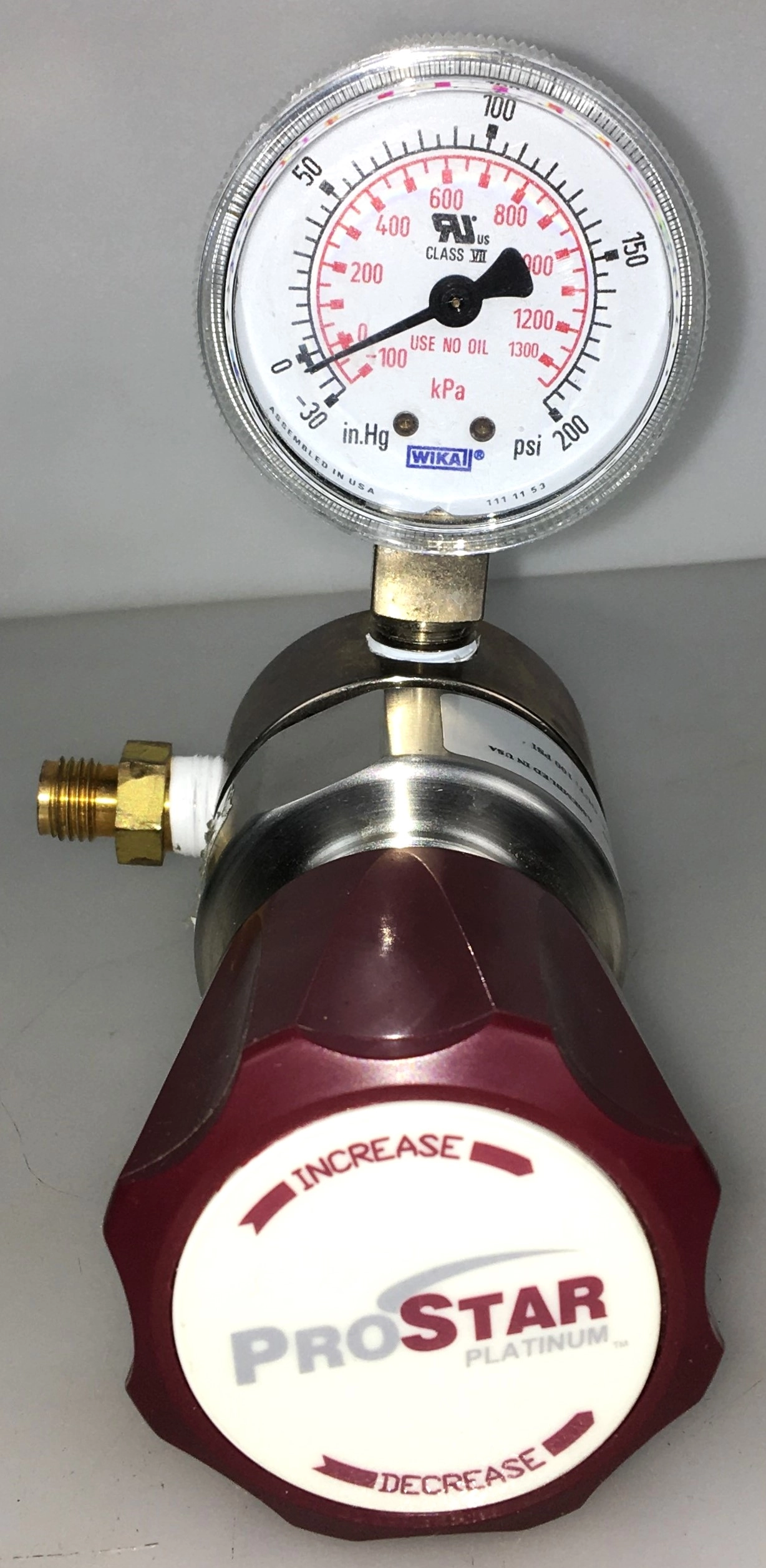 Praxair ProStar Platinum PRS300430 Gas Regulator